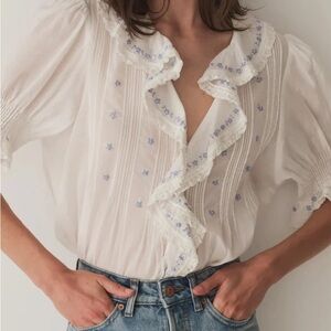 Dôen Hettie Top in Salt nwt